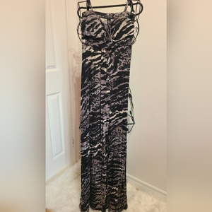 Leopard maxi dress‎